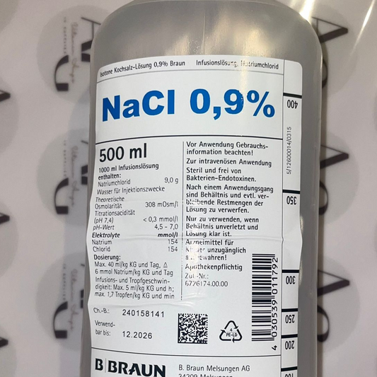 Braun 500ml NACl 0.9%